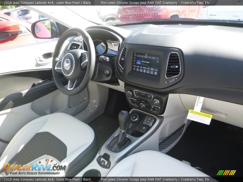 2018 Jeep Compass Latitude 4x4 Laser Blue Pearl / Black Photo #7