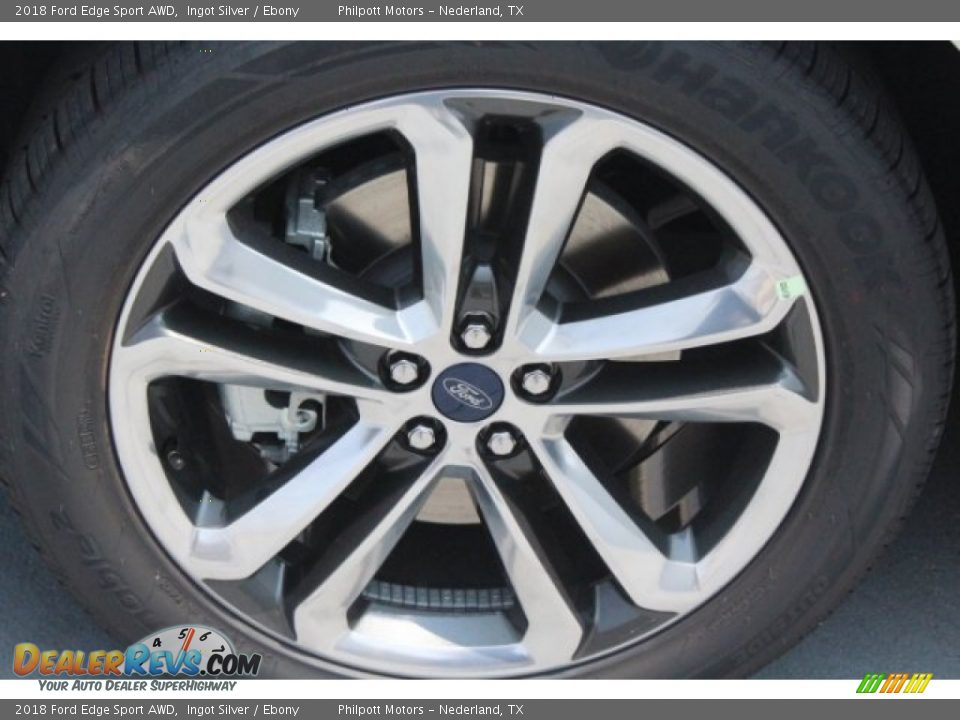2018 Ford Edge Sport AWD Ingot Silver / Ebony Photo #5
