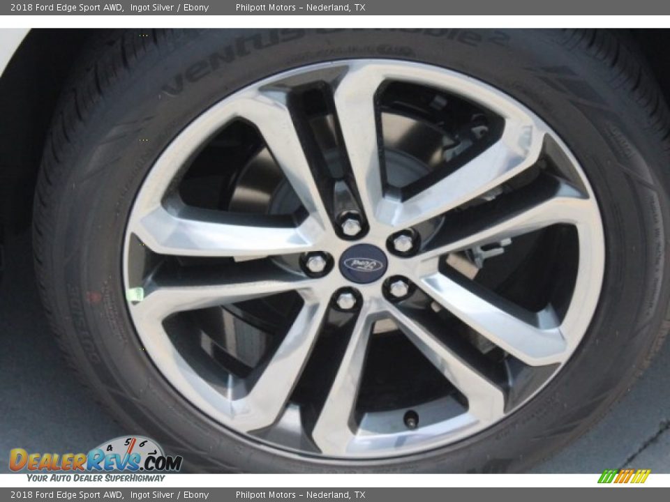 2018 Ford Edge Sport AWD Ingot Silver / Ebony Photo #6