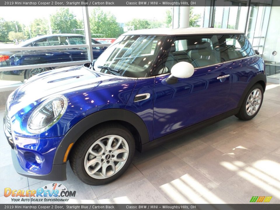 2019 Mini Hardtop Cooper 2 Door Starlight Blue / Carbon Black Photo #3