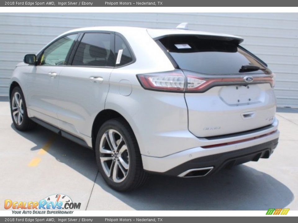 2018 Ford Edge Sport AWD Ingot Silver / Ebony Photo #7