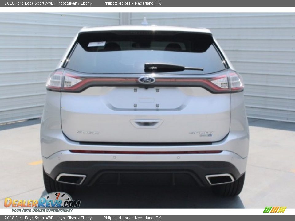 2018 Ford Edge Sport AWD Ingot Silver / Ebony Photo #8