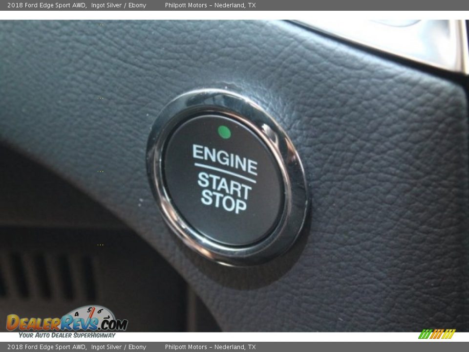 2018 Ford Edge Sport AWD Ingot Silver / Ebony Photo #17