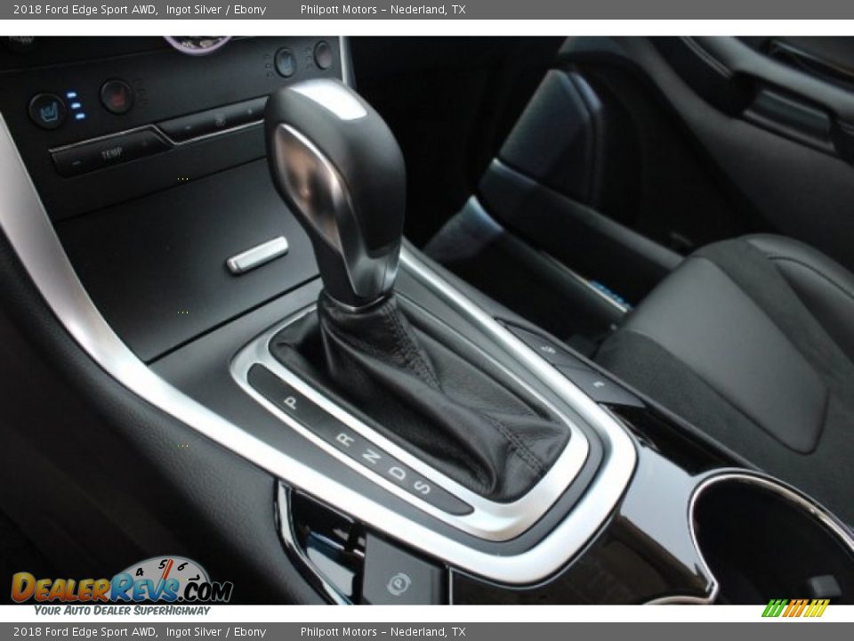 2018 Ford Edge Sport AWD Ingot Silver / Ebony Photo #18