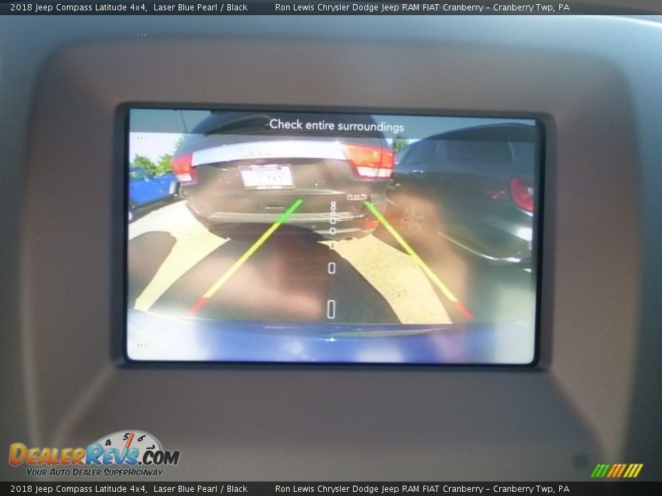 2018 Jeep Compass Latitude 4x4 Laser Blue Pearl / Black Photo #15