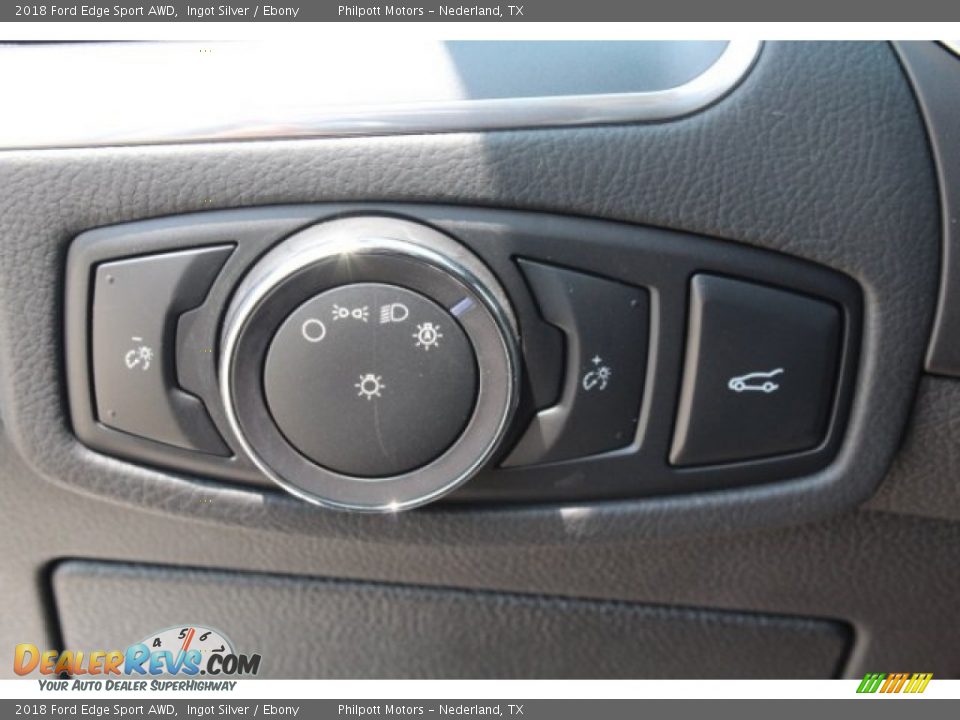 2018 Ford Edge Sport AWD Ingot Silver / Ebony Photo #22