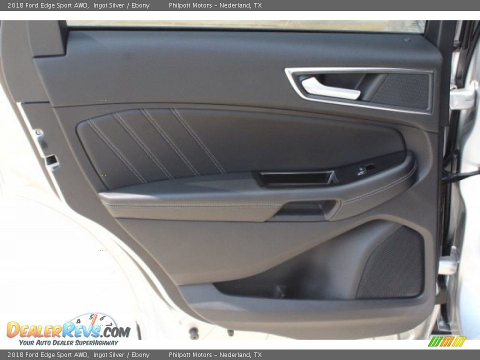 2018 Ford Edge Sport AWD Ingot Silver / Ebony Photo #23