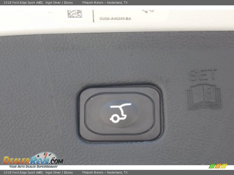 2018 Ford Edge Sport AWD Ingot Silver / Ebony Photo #28