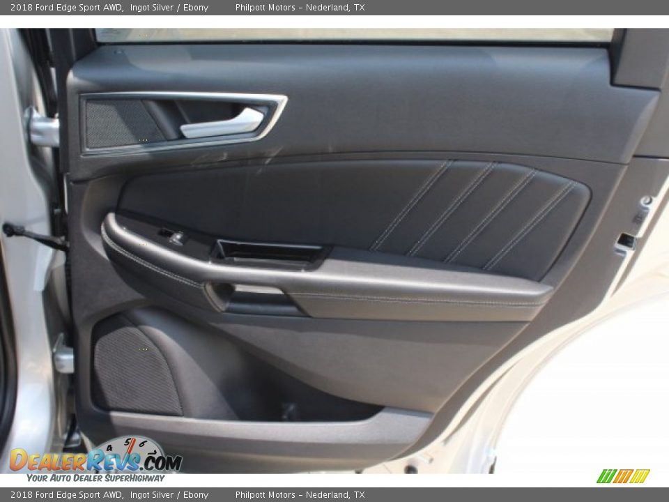 2018 Ford Edge Sport AWD Ingot Silver / Ebony Photo #29