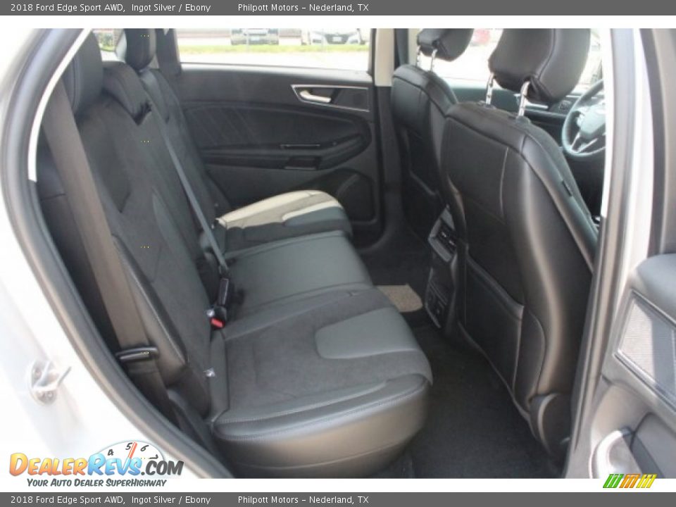 2018 Ford Edge Sport AWD Ingot Silver / Ebony Photo #30