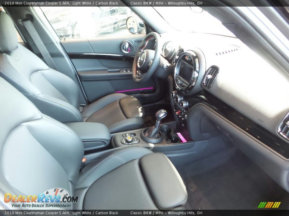 2019 Mini Countryman Cooper S All4 Light White / Carbon Black Photo #6
