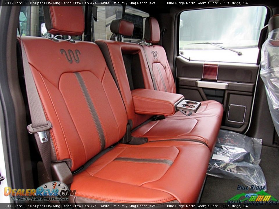 2019 Ford F250 Super Duty King Ranch Crew Cab 4x4 White Platinum / King Ranch Java Photo #12