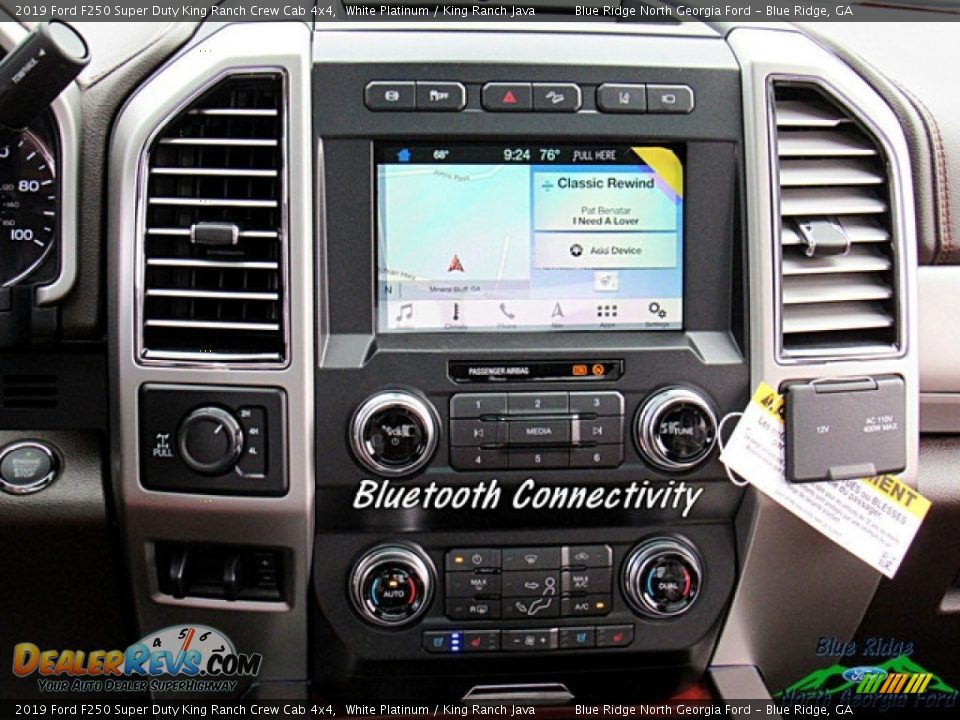 2019 Ford F250 Super Duty King Ranch Crew Cab 4x4 White Platinum / King Ranch Java Photo #14