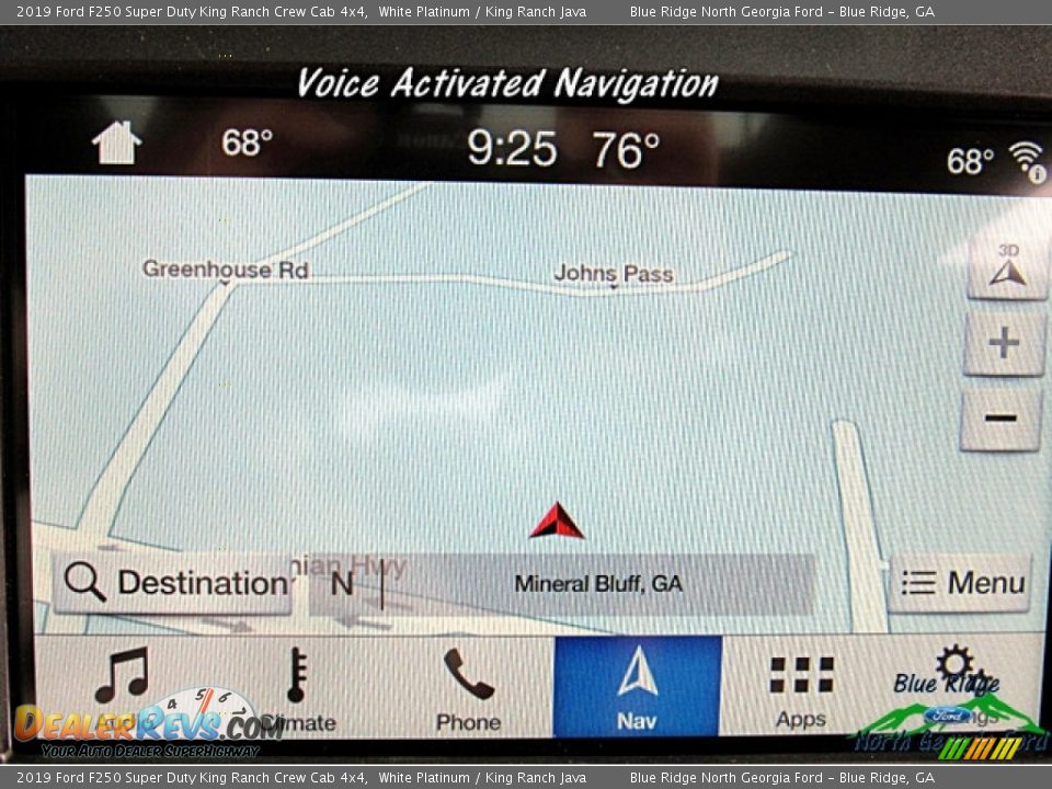 2019 Ford F250 Super Duty King Ranch Crew Cab 4x4 White Platinum / King Ranch Java Photo #16