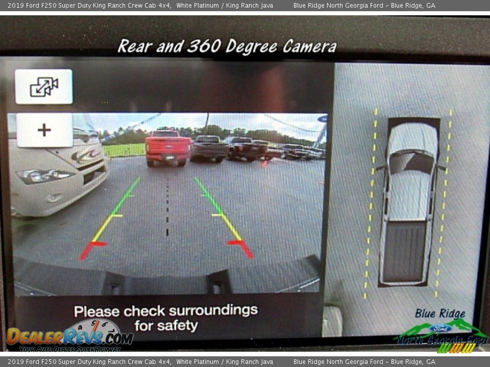 2019 Ford F250 Super Duty King Ranch Crew Cab 4x4 White Platinum / King Ranch Java Photo #17