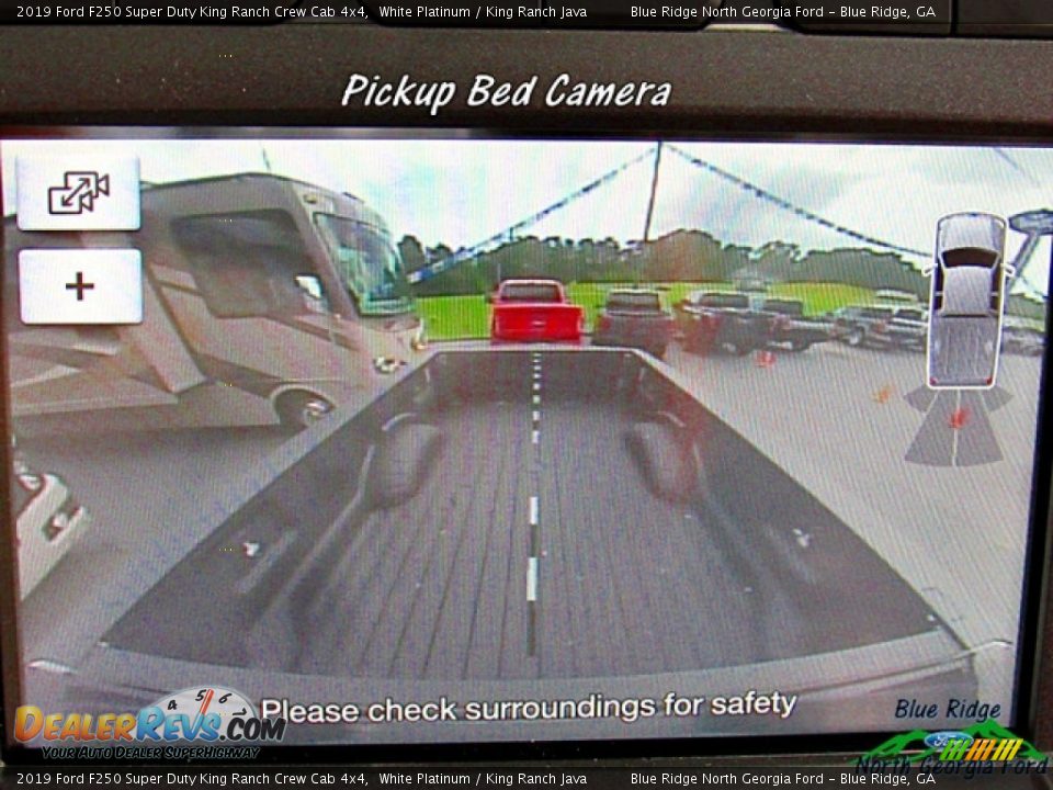 2019 Ford F250 Super Duty King Ranch Crew Cab 4x4 White Platinum / King Ranch Java Photo #18