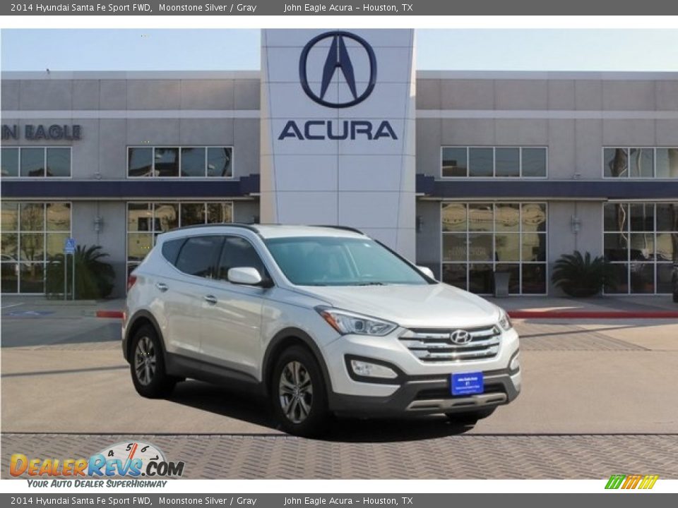 2014 Hyundai Santa Fe Sport FWD Moonstone Silver / Gray Photo #1