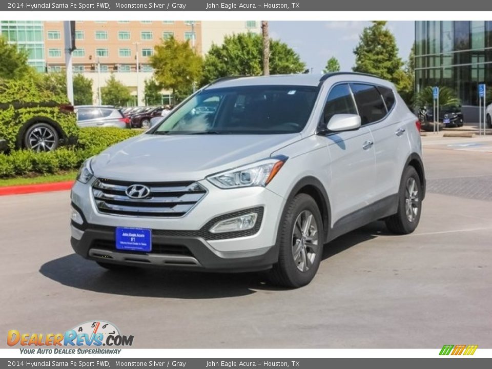 2014 Hyundai Santa Fe Sport FWD Moonstone Silver / Gray Photo #3