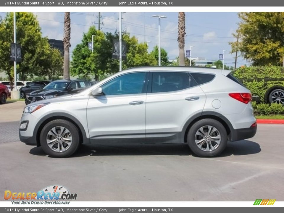 2014 Hyundai Santa Fe Sport FWD Moonstone Silver / Gray Photo #4