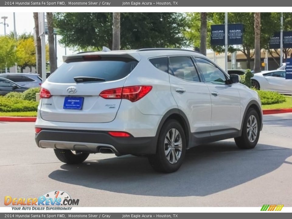 2014 Hyundai Santa Fe Sport FWD Moonstone Silver / Gray Photo #7
