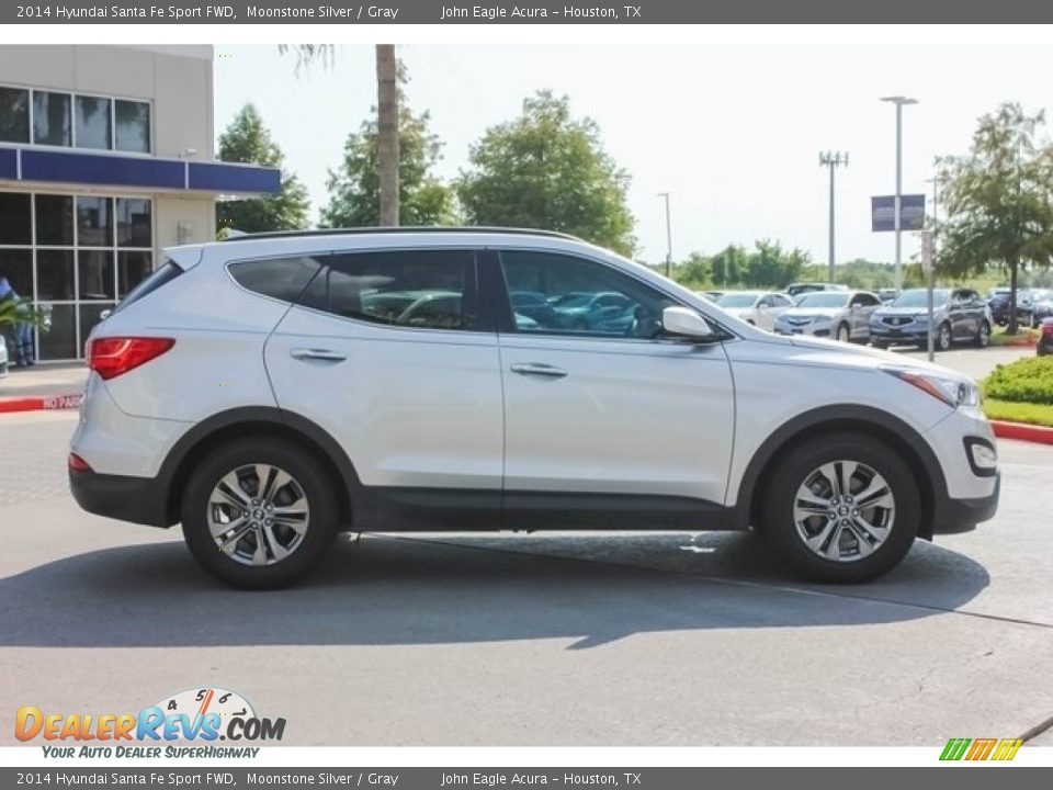 2014 Hyundai Santa Fe Sport FWD Moonstone Silver / Gray Photo #8