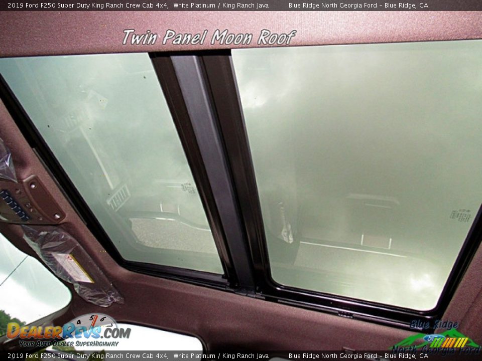 2019 Ford F250 Super Duty King Ranch Crew Cab 4x4 White Platinum / King Ranch Java Photo #25