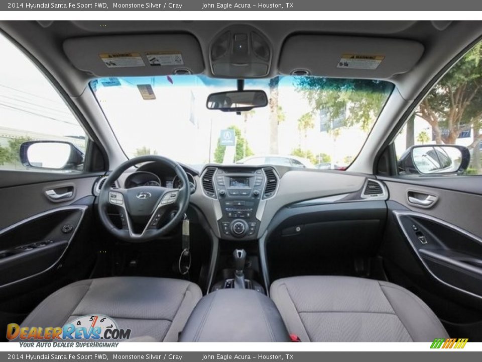 2014 Hyundai Santa Fe Sport FWD Moonstone Silver / Gray Photo #9