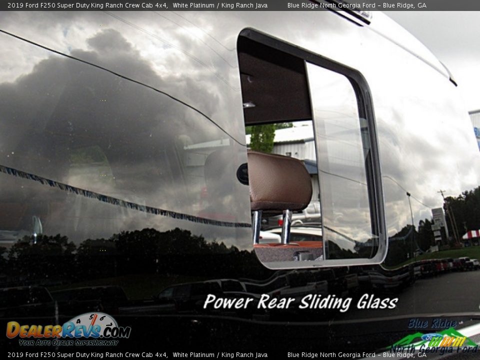 2019 Ford F250 Super Duty King Ranch Crew Cab 4x4 White Platinum / King Ranch Java Photo #26