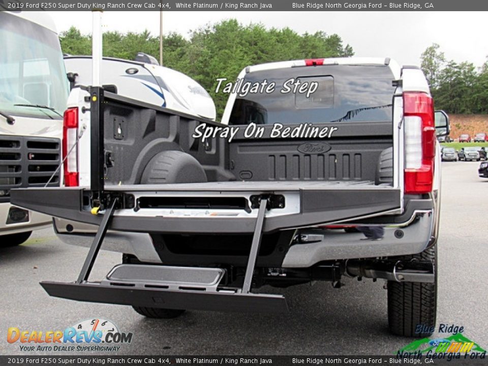 2019 Ford F250 Super Duty King Ranch Crew Cab 4x4 White Platinum / King Ranch Java Photo #27
