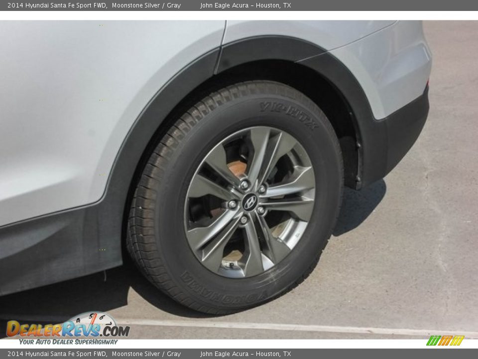 2014 Hyundai Santa Fe Sport FWD Moonstone Silver / Gray Photo #14