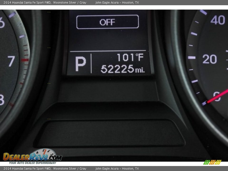 2014 Hyundai Santa Fe Sport FWD Moonstone Silver / Gray Photo #35