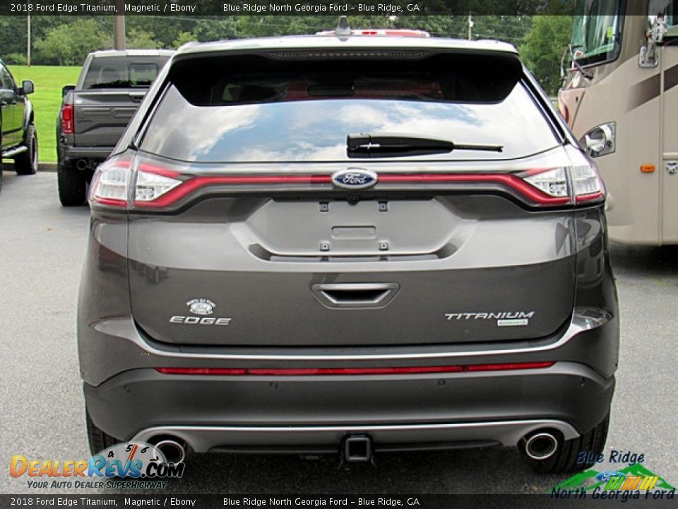 2018 Ford Edge Titanium Magnetic / Ebony Photo #4