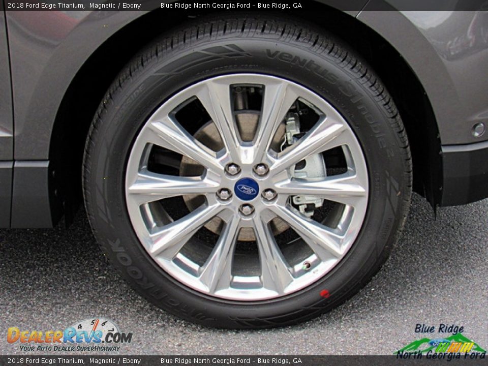 2018 Ford Edge Titanium Magnetic / Ebony Photo #9