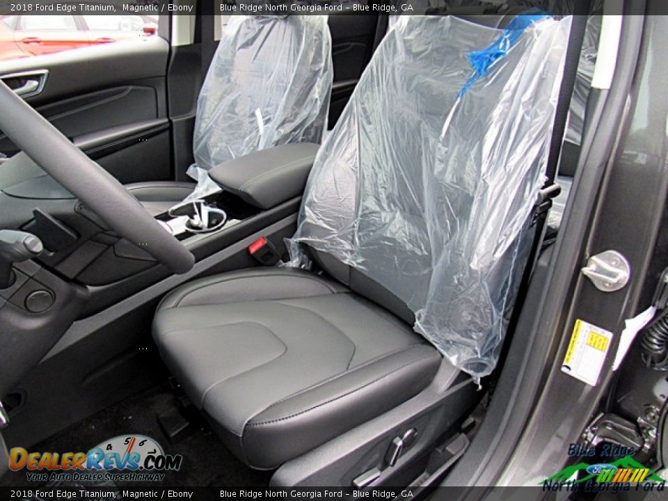 2018 Ford Edge Titanium Magnetic / Ebony Photo #10