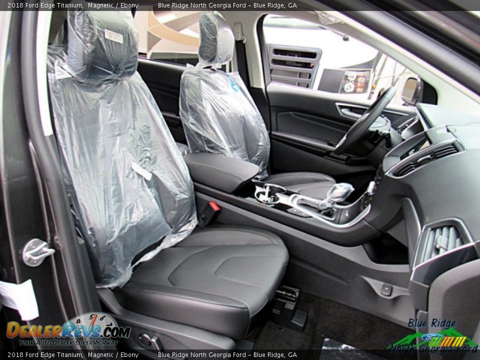 2018 Ford Edge Titanium Magnetic / Ebony Photo #11