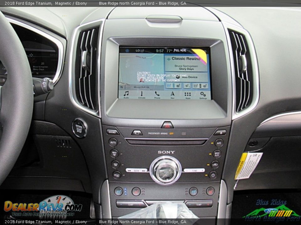 2018 Ford Edge Titanium Magnetic / Ebony Photo #16