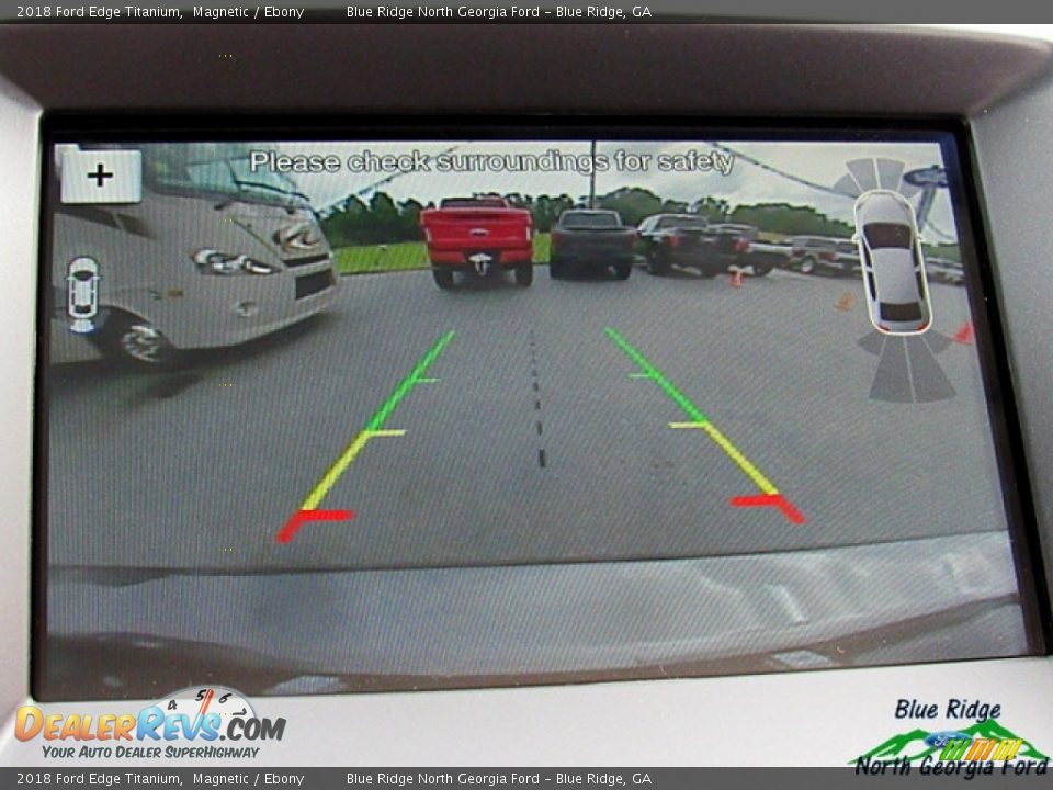 2018 Ford Edge Titanium Magnetic / Ebony Photo #18