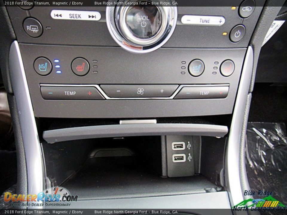 2018 Ford Edge Titanium Magnetic / Ebony Photo #19