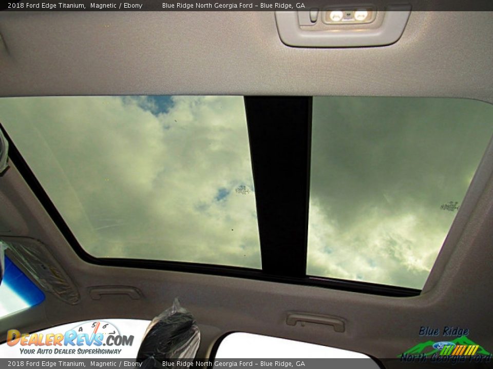 2018 Ford Edge Titanium Magnetic / Ebony Photo #21