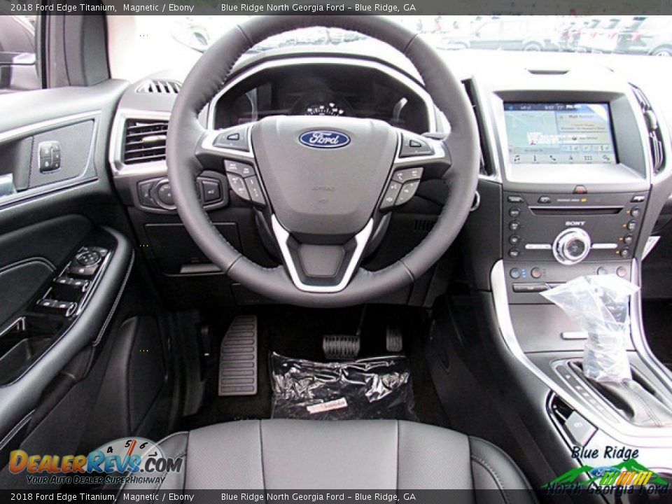 2018 Ford Edge Titanium Magnetic / Ebony Photo #27