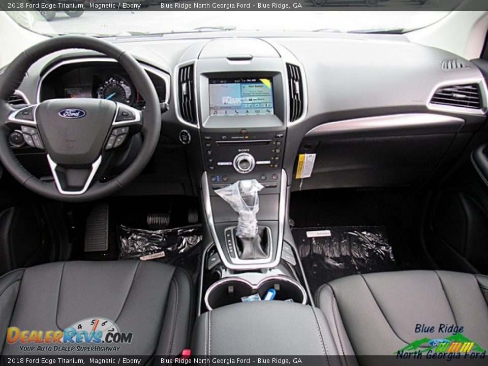 2018 Ford Edge Titanium Magnetic / Ebony Photo #28