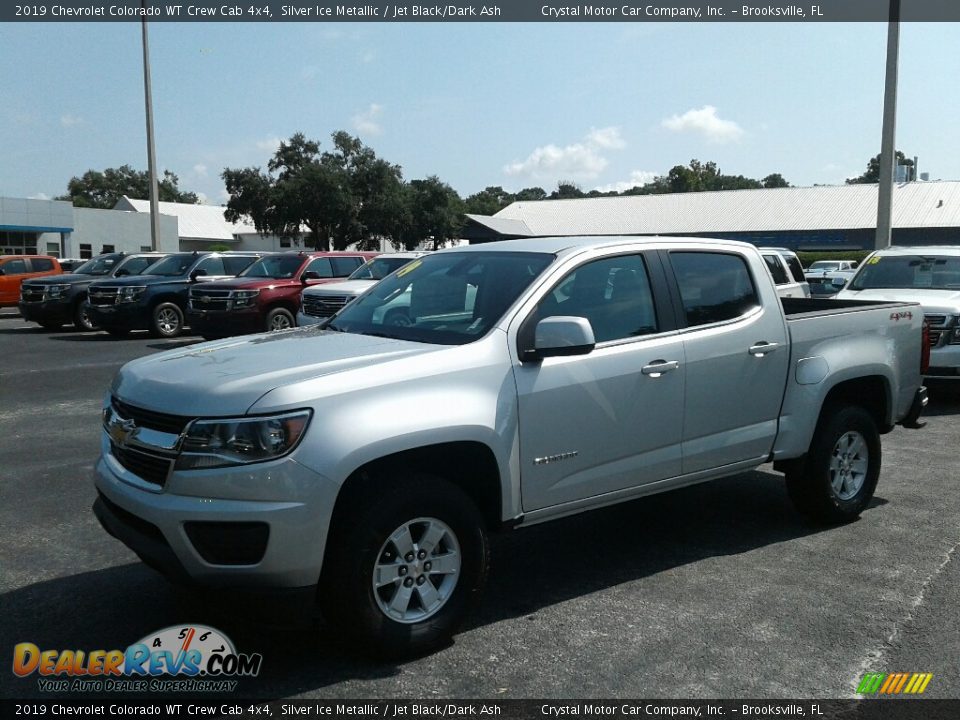 2019 Chevrolet Colorado WT Crew Cab 4x4 Silver Ice Metallic / Jet Black/Dark Ash Photo #1