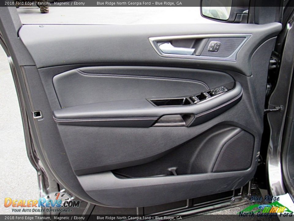 2018 Ford Edge Titanium Magnetic / Ebony Photo #30