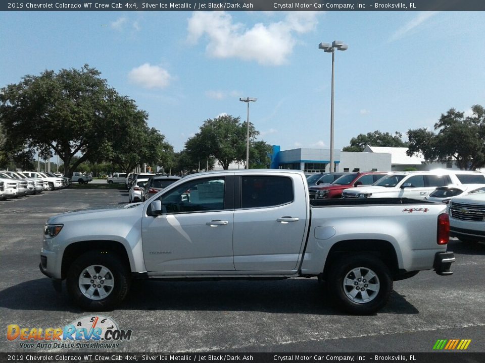 2019 Chevrolet Colorado WT Crew Cab 4x4 Silver Ice Metallic / Jet Black/Dark Ash Photo #2