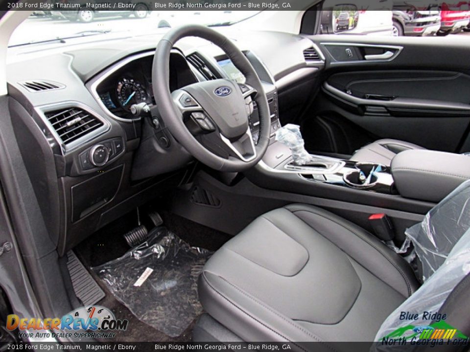 2018 Ford Edge Titanium Magnetic / Ebony Photo #31