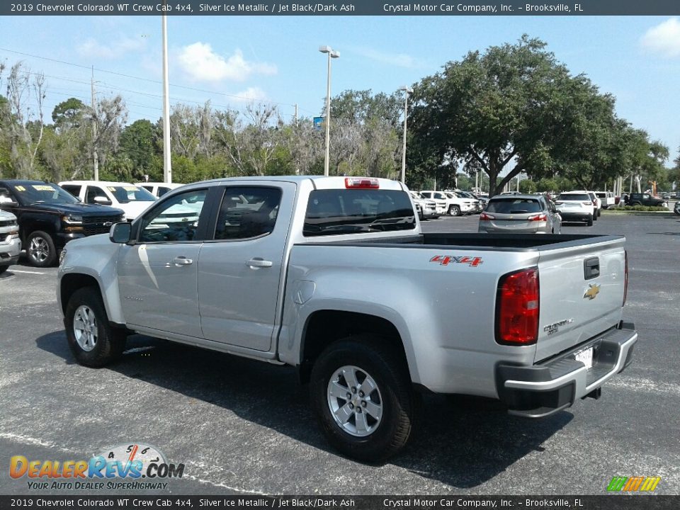 2019 Chevrolet Colorado WT Crew Cab 4x4 Silver Ice Metallic / Jet Black/Dark Ash Photo #3