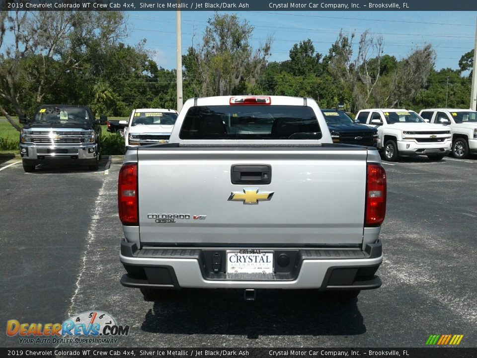 2019 Chevrolet Colorado WT Crew Cab 4x4 Silver Ice Metallic / Jet Black/Dark Ash Photo #4