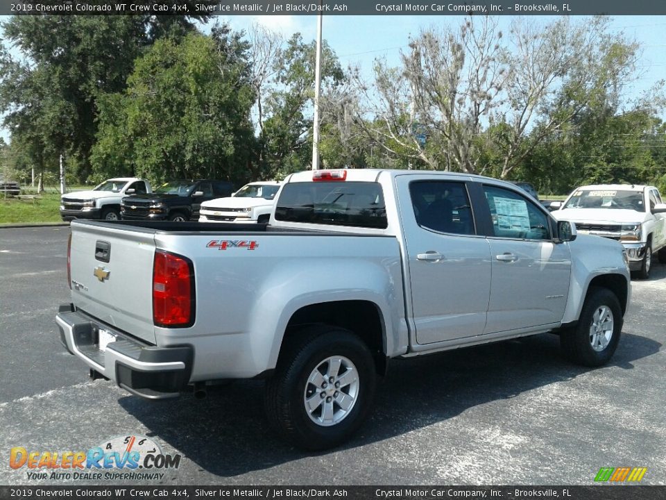 2019 Chevrolet Colorado WT Crew Cab 4x4 Silver Ice Metallic / Jet Black/Dark Ash Photo #5