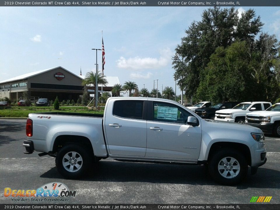 2019 Chevrolet Colorado WT Crew Cab 4x4 Silver Ice Metallic / Jet Black/Dark Ash Photo #6