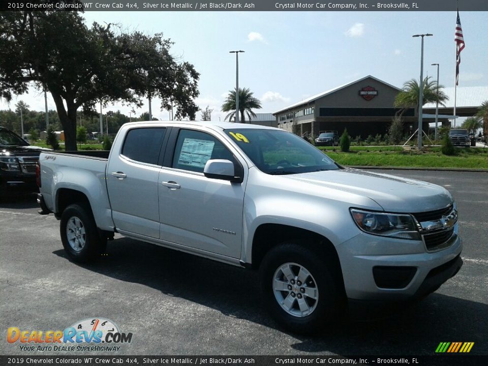2019 Chevrolet Colorado WT Crew Cab 4x4 Silver Ice Metallic / Jet Black/Dark Ash Photo #7